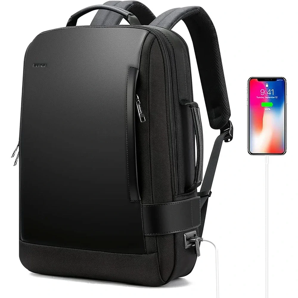 Business Smart 15.6 Inch Laptop Backpack Convertible Expandable Anti-Theft